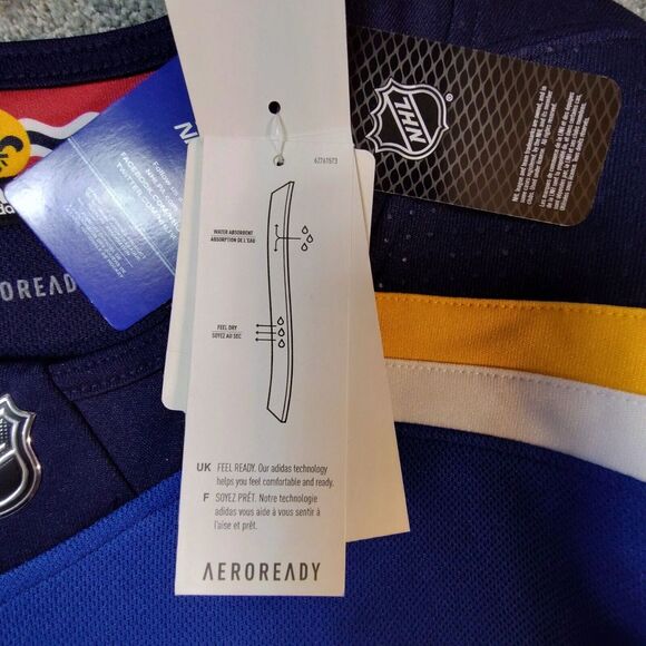 Adidas Authentic St. Louis Blues NHL Hockey Jersey Sz 54 Tarasenko Aeroready NWT - Picture 10 of 16